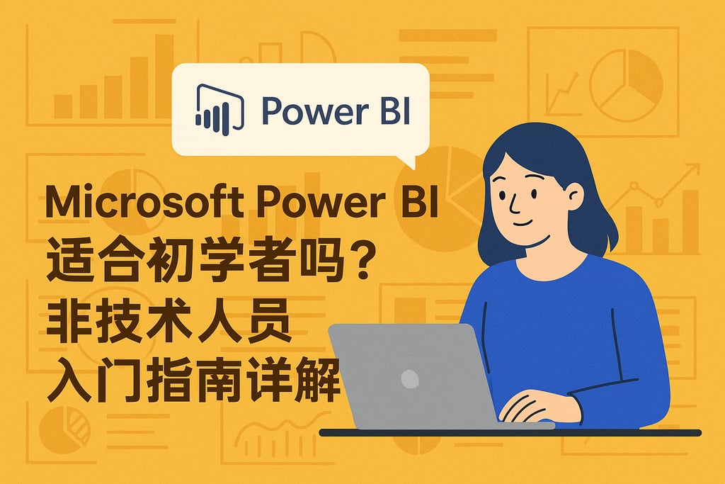 Microsoft Power BI适合初学者吗？非技术人员入门指南详解